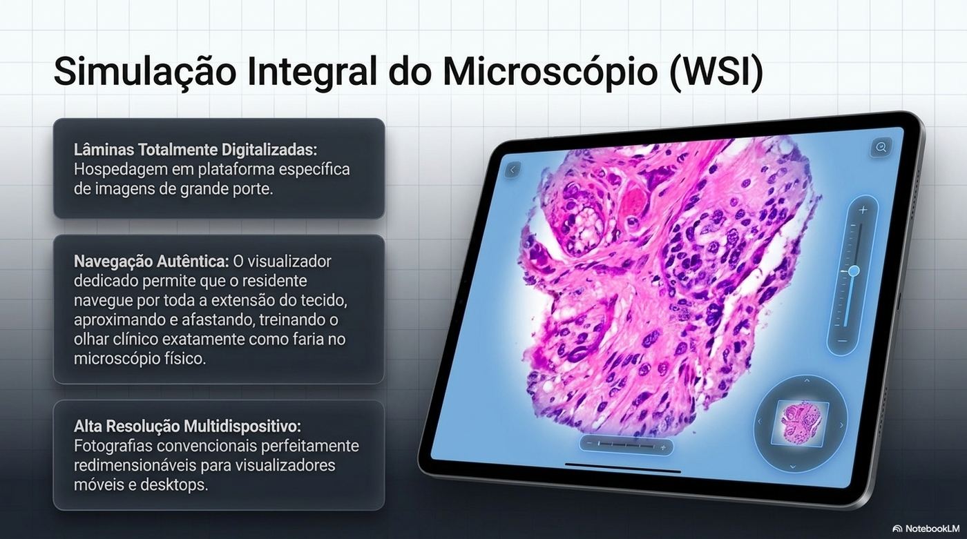 Simulação integral do microscópio